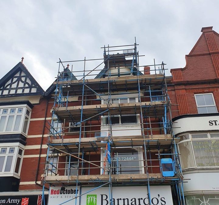 Commercial Scaffolding in Blackpool