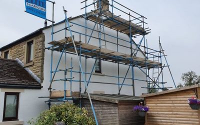 Scaffolding in Burton in Lonsdale