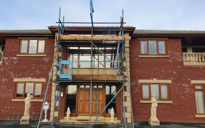 Two Storey Scaffold in Morecambe