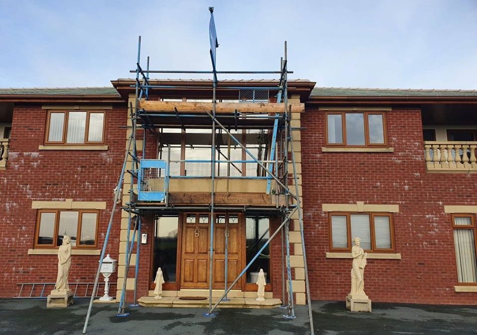 Two Storey Scaffold in Morecambe