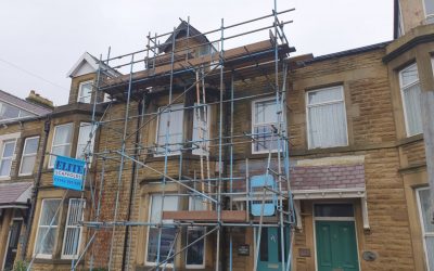 Roof Repair Scaffold Morecambe