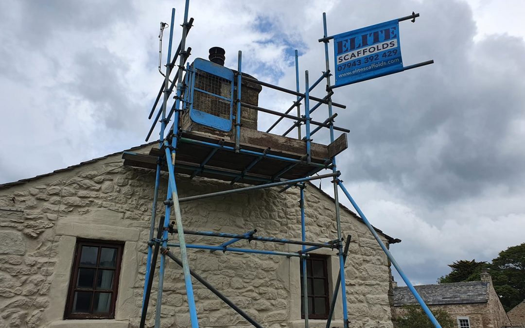 Chimney Stack Scaffolding in Lancashire