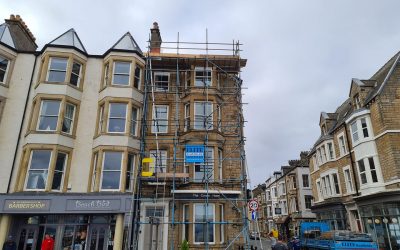 Six-Story Scaffold in Morecambe