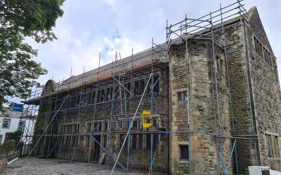 Scaffolding in Cockermouth