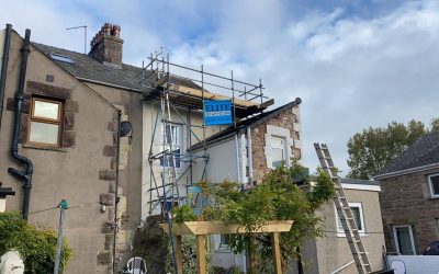 Scaffolders in Heysham