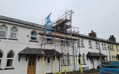 Scaffolders in Carnforth