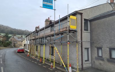 Scaffolding in Warton