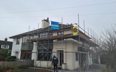 Scaffold in Kendal