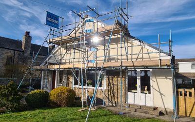 Scaffolders in Arkholme