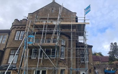 Scaffolders in Halton