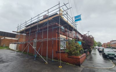 Scaffolders in Salford