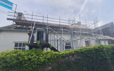 Scaffolding in Cartmel