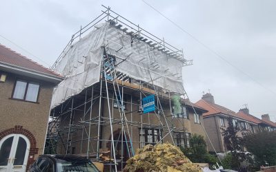 Roof Cover Scaffolding in Morecambe