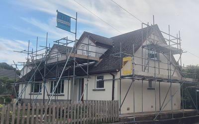 Scaffolders in Silverdale