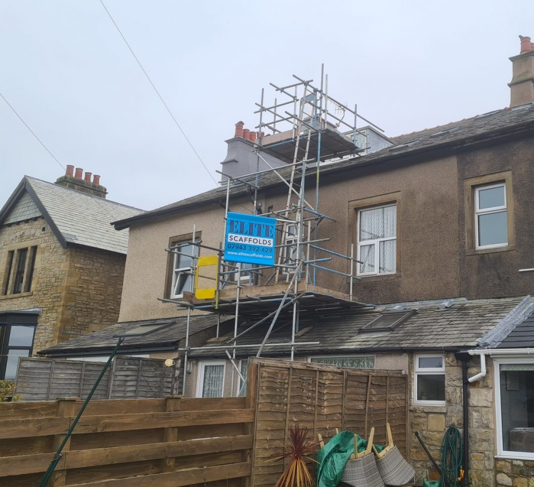 Roof Scaffolding in Bentham