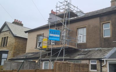 Roof Scaffolding in Bentham