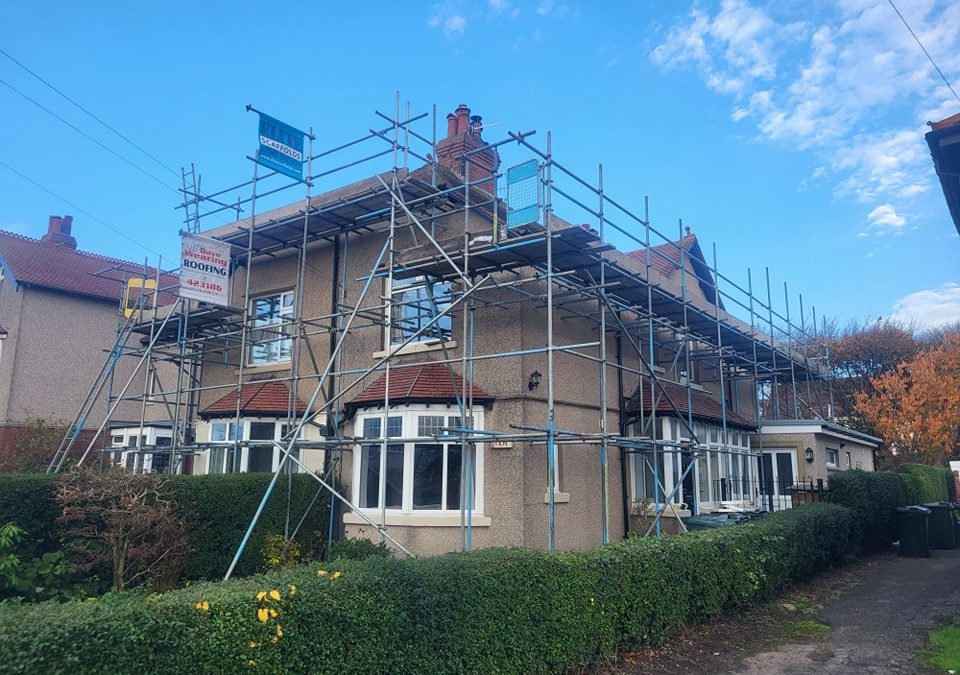 Roofing Scaffold Morecambe